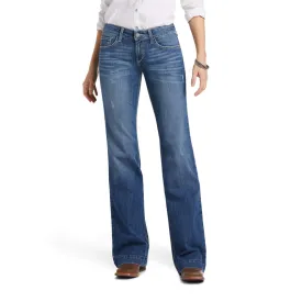 Ariat Women's Trouser Mid Rise Jennifer Wide Leg Jeans