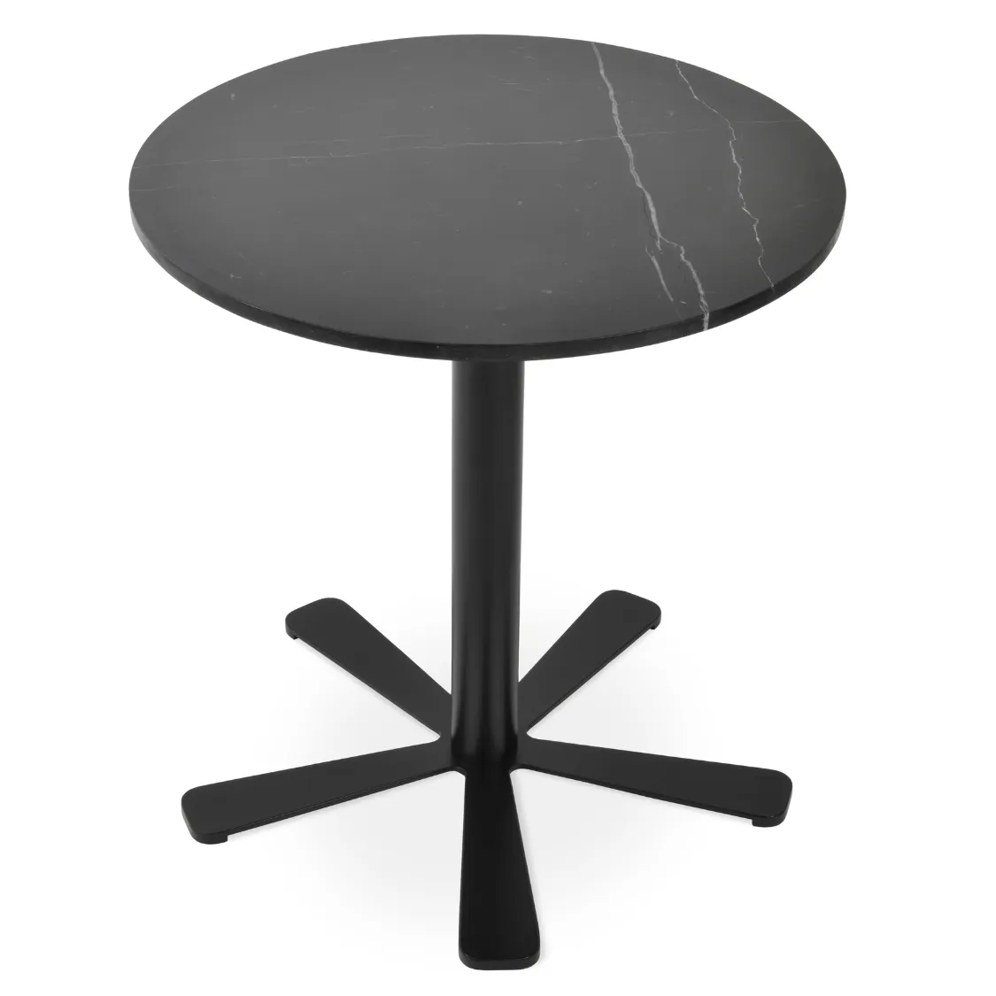 Black Marble Top Daisy Restaurants Table