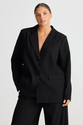 Core Relaxed Blazer - Black