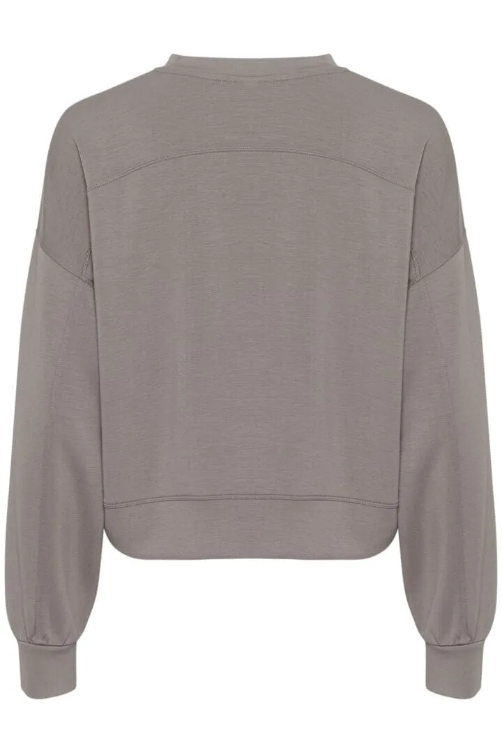 GREY ULTRA SOFT CREWNECK SWEATSHIRT