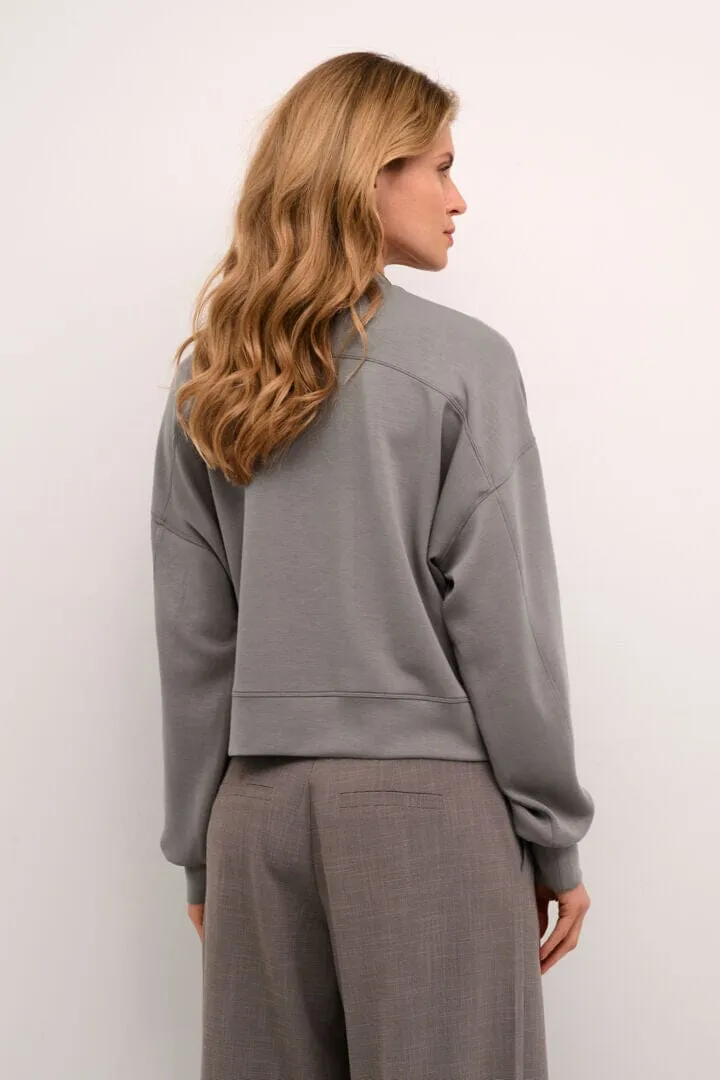 GREY ULTRA SOFT CREWNECK SWEATSHIRT