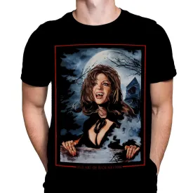 Ingrid Pitt Vampire Lovers - Classic HorrorArt - T-Shirt by Rick Melton