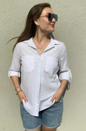 Izzy Linen Blouse