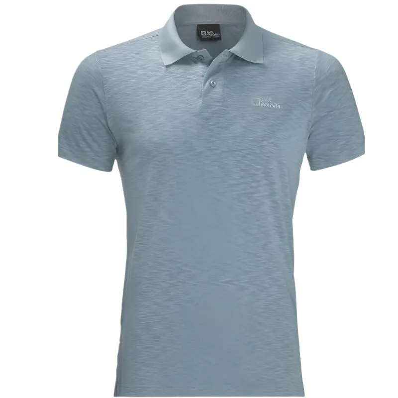 Jack Wolfskin Travel Polo Men's Shirt - Citadel Blue