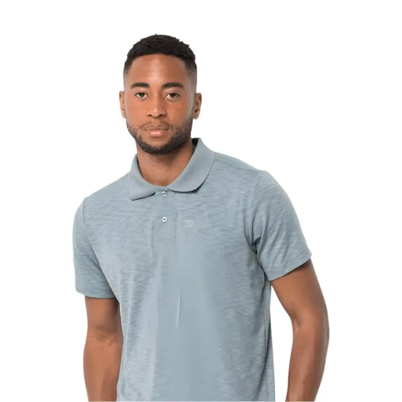 Jack Wolfskin Travel Polo Men's Shirt - Citadel Blue