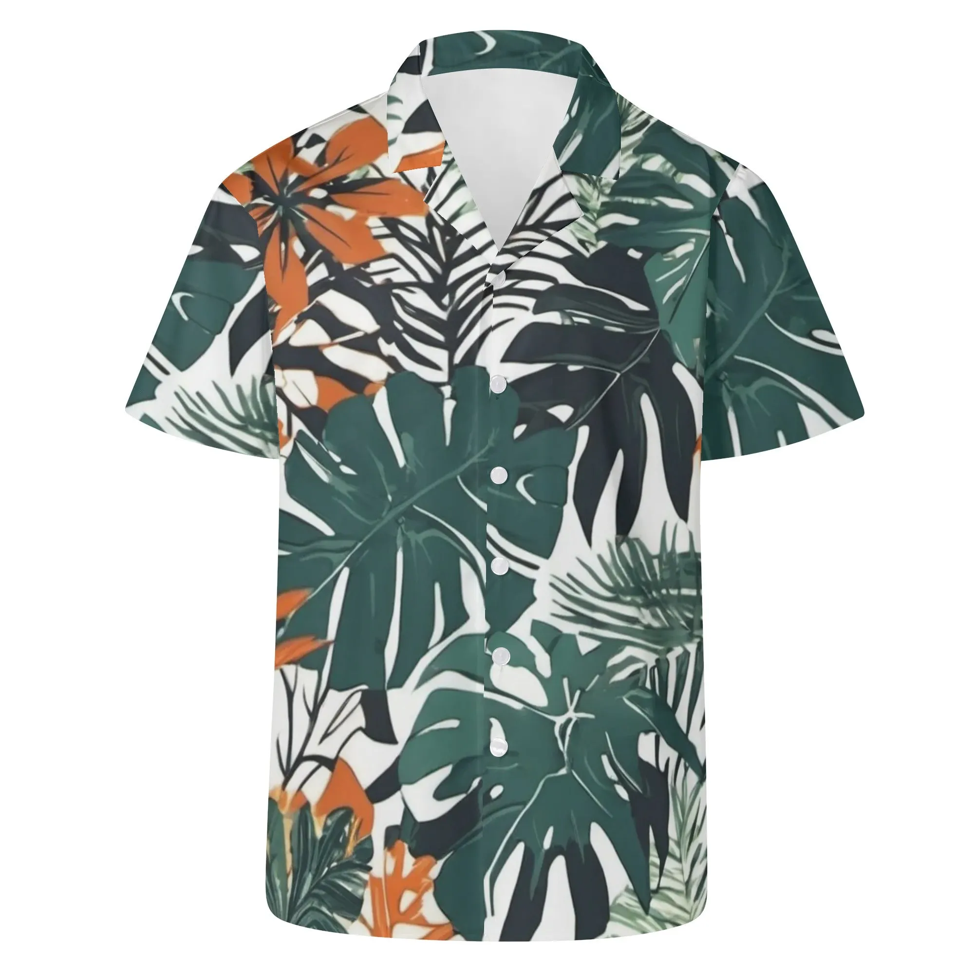 Jungle Voyage 2 Mens Casual Hawaiian Shirt