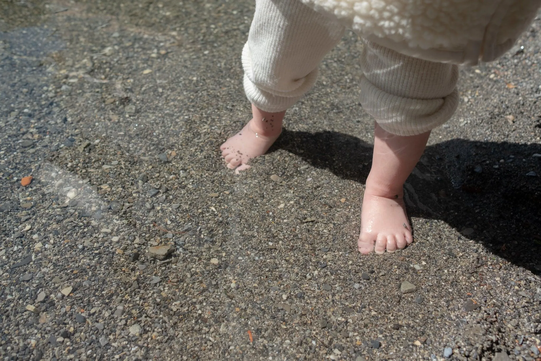 Linen Pants with Suspenders - Beige