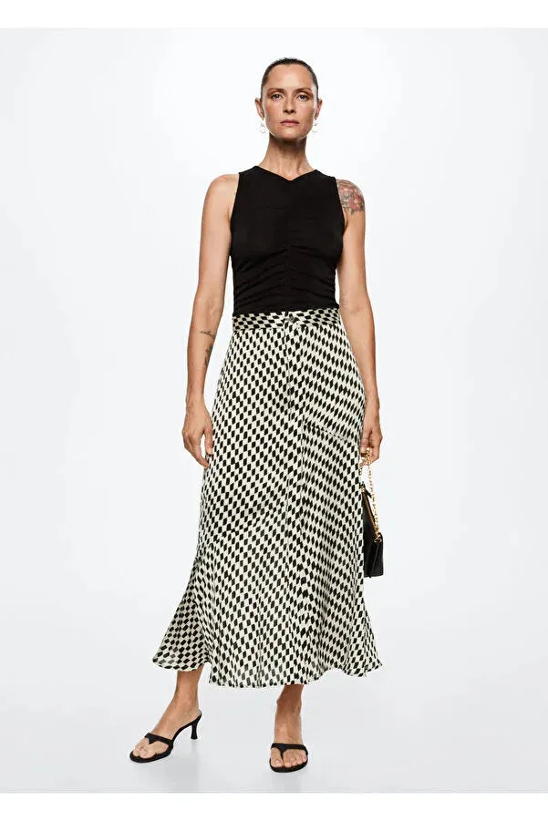 Mango Women's Black Skirt