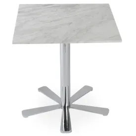 Marble Top Daisy Square Restaurants Table