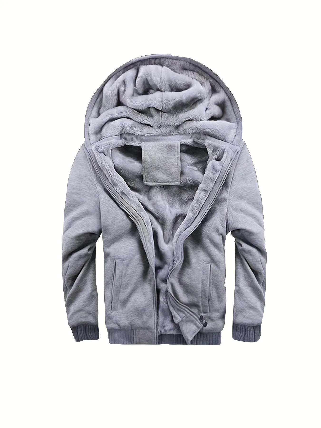 Mens Cozy Fleece Hooded Jacket Ultimate Winter Essential