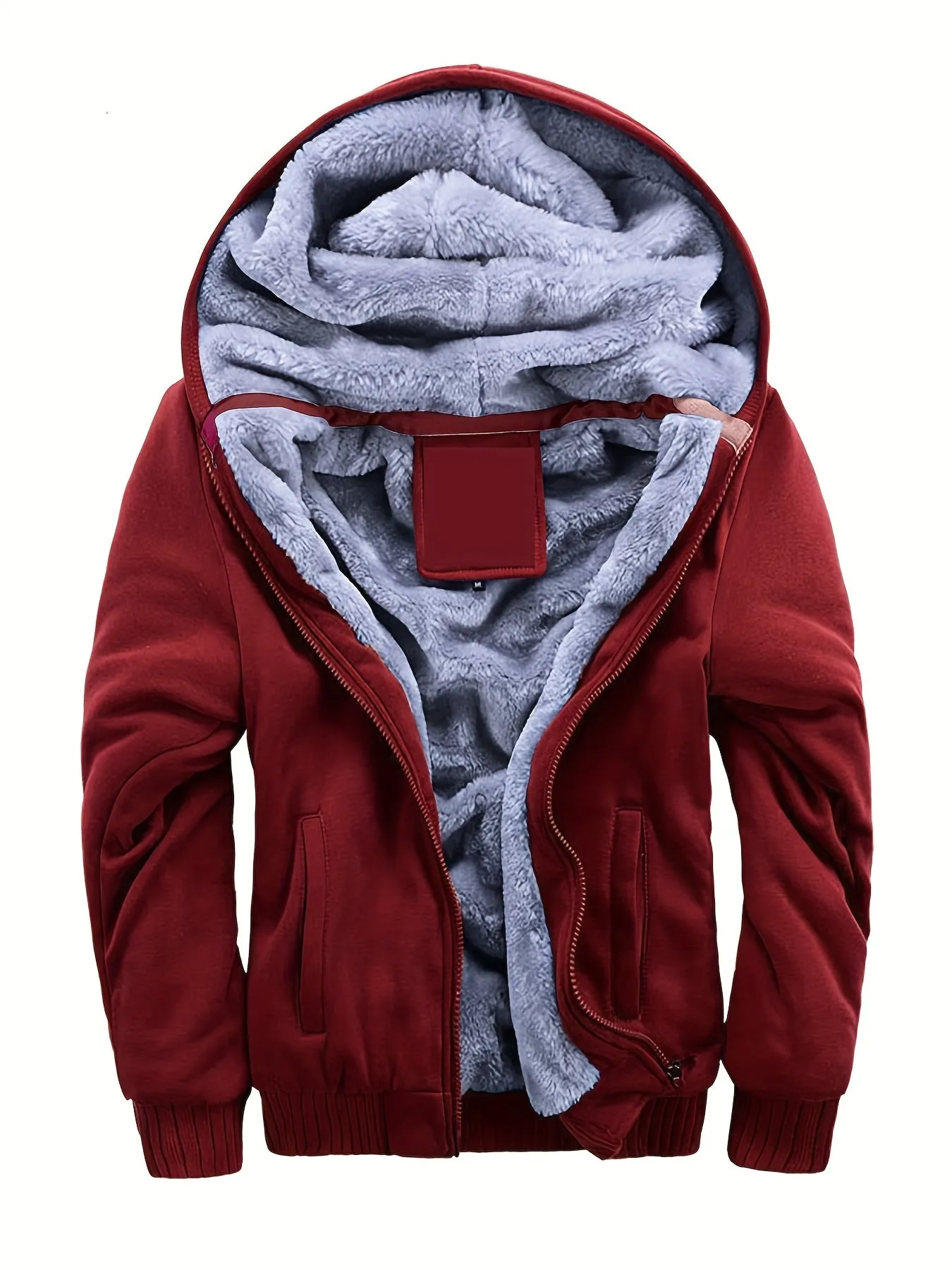 Mens Cozy Fleece Hooded Jacket Ultimate Winter Essential