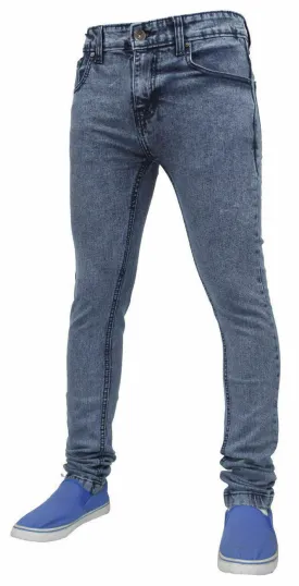 Mens Ice Blue Skinny Jeans - TF021