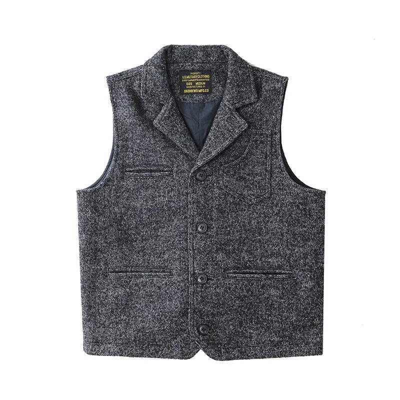 Men's Tweed Vest