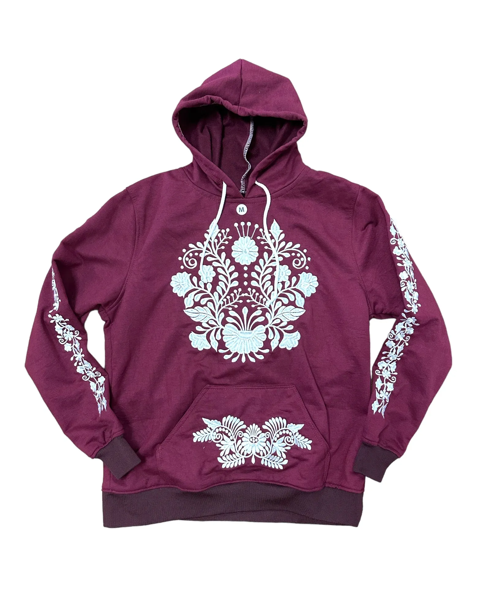 Mexican Floral Embroidered Hoodie Texas A&M