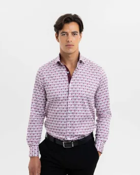 Pink Geo Flora Shirt